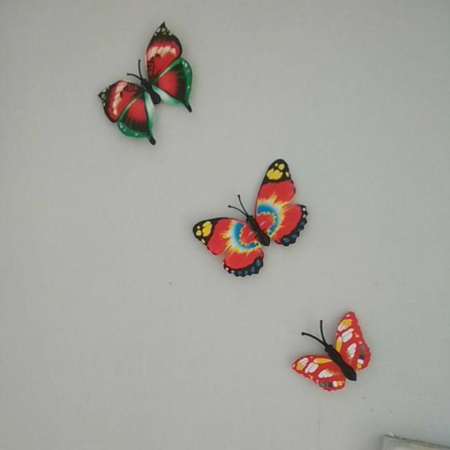 Wall Sticker Butterfly 12pcs Magnet