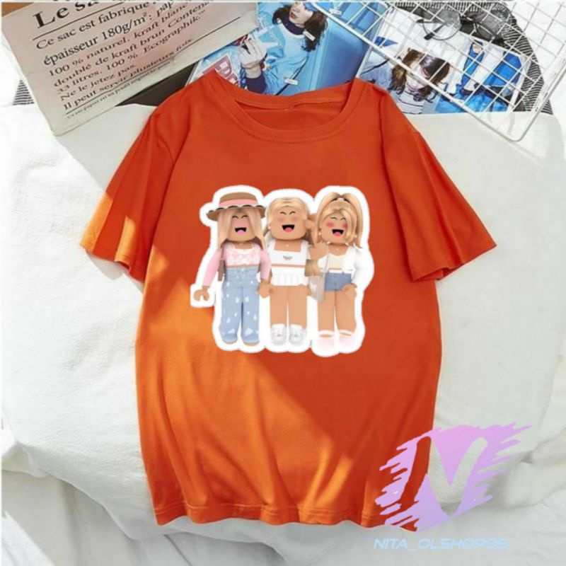 roblox kaos anak roblox girl sahabat terbaru