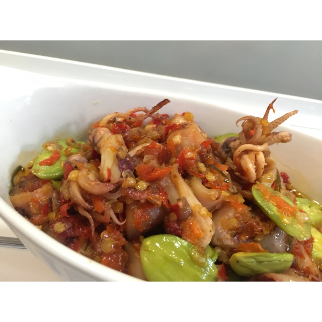 

Sambal Cumi Pete / Sambal Home Made / 200 gr