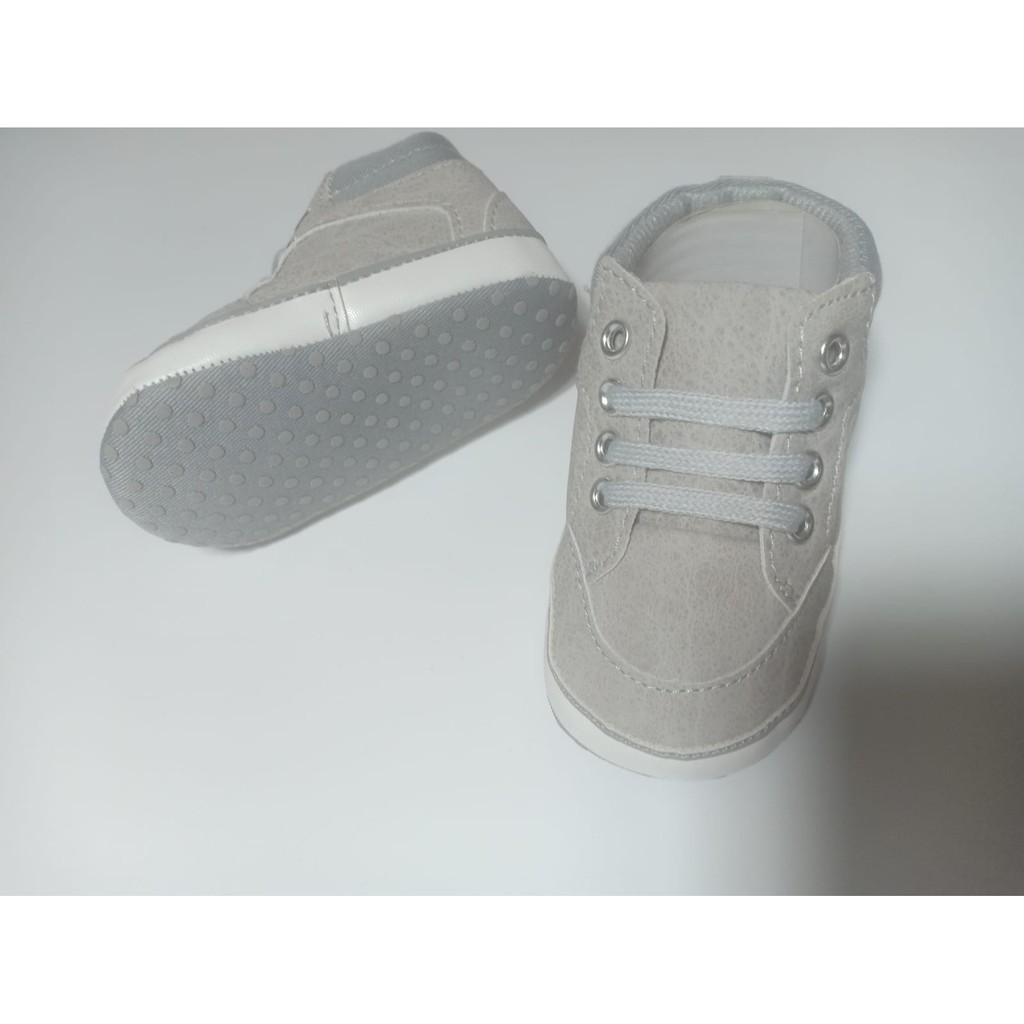 Sepatu Bayi Laki Laki Prewalker Bayi Import Premier Grey