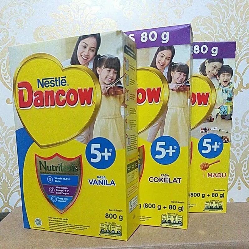 

Dancow 5+ 800gr Madu Vanilla Coklat