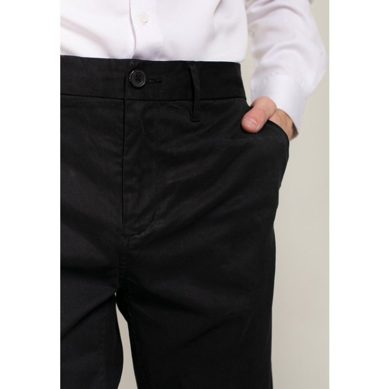3SECOND _ Celana Casual Chino Famo Hitam Original ‼️
