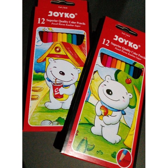 

Pensil Warna / Color Pencils 12 Warna CP-12PB Joyko Panjang