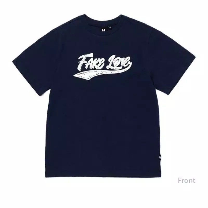 KAOS K-POP BTS LOGO DEPAN "FAKE LOVE" FREE PC
