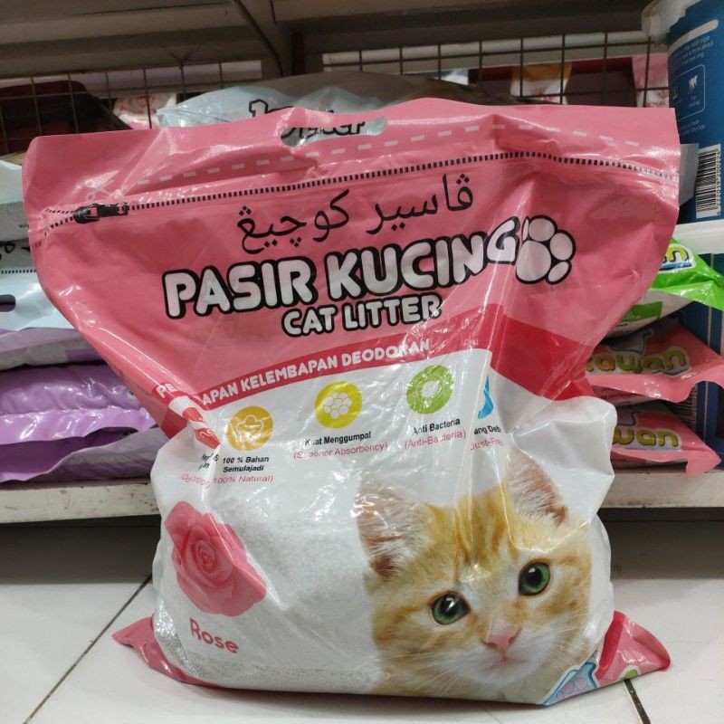 Pasir kucing kawan Rose 10L