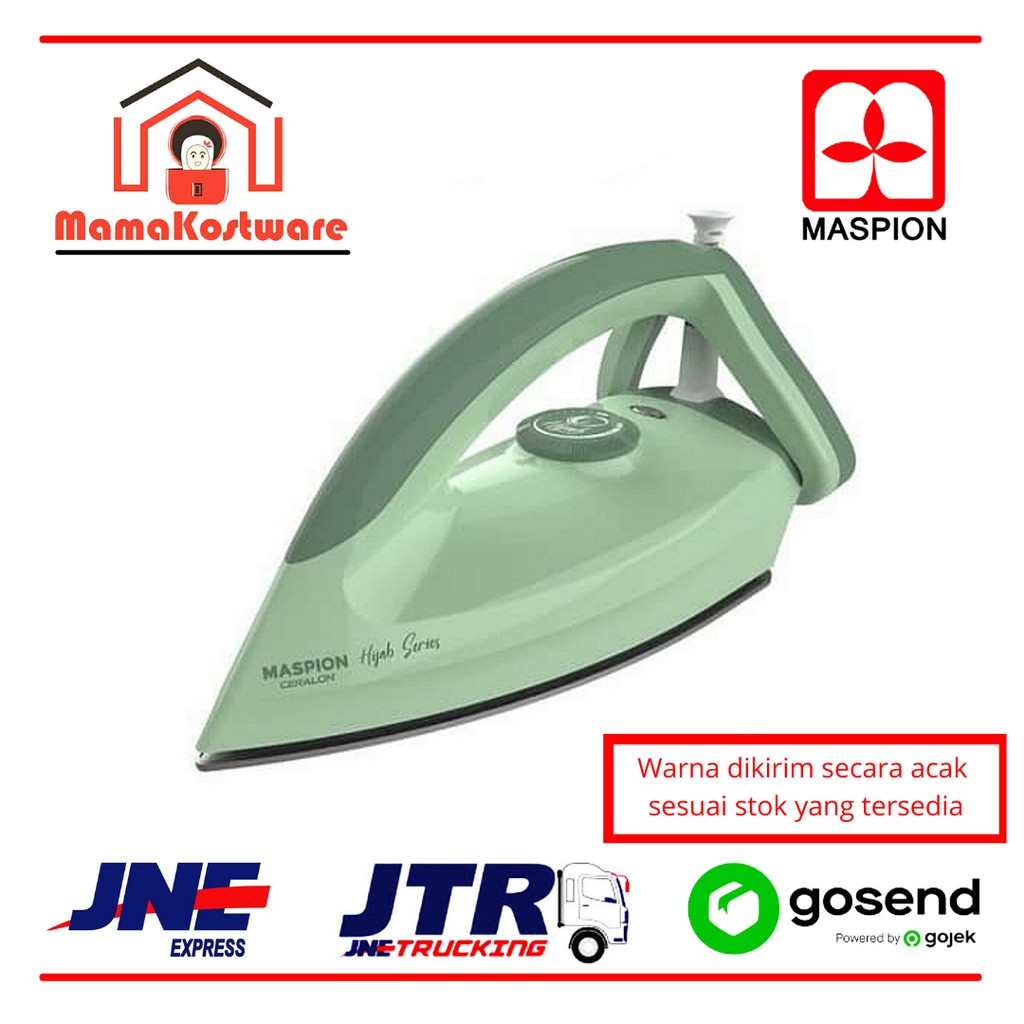 Setrika Listrik Maspion Ceralon Ceramic Sole Plate Hijab Series