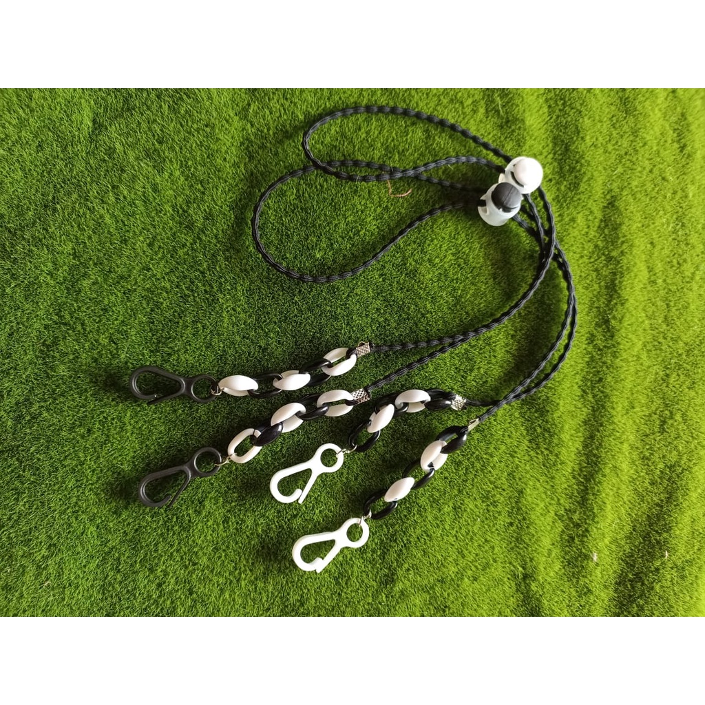 scrap masker tali gembul plastik kerang