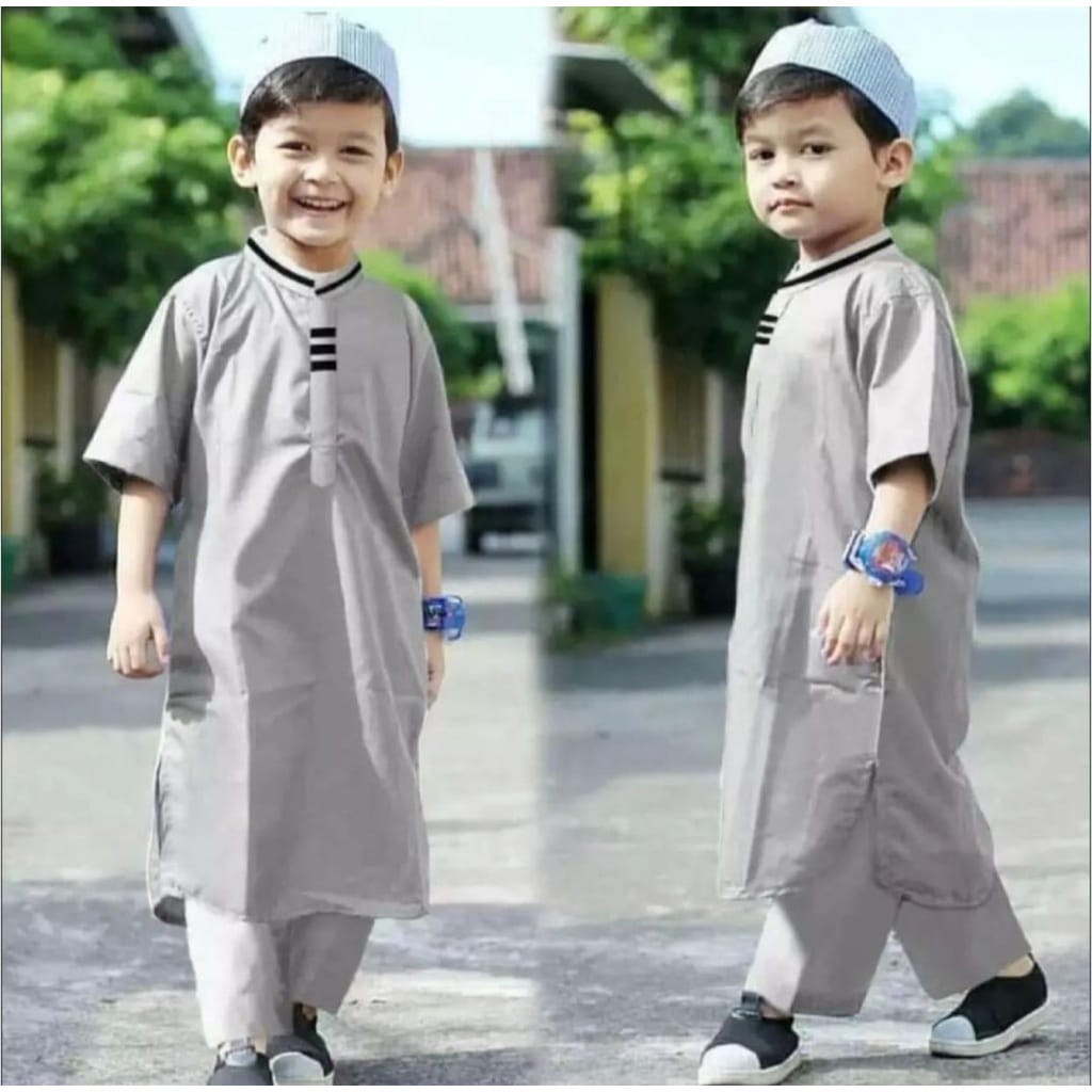 Setelan Baju Koko Anak Laki Laki Model Pakistan Bahan Katun Toyobo Premium (COD)/SETELAN KOKO ANAK LAKI LAKI MODEL PAKISTAN / GAMIS ANAK LAKI-LAKI /JUBAH / BAJU MUSLIM ANAK / KOKO ANAK