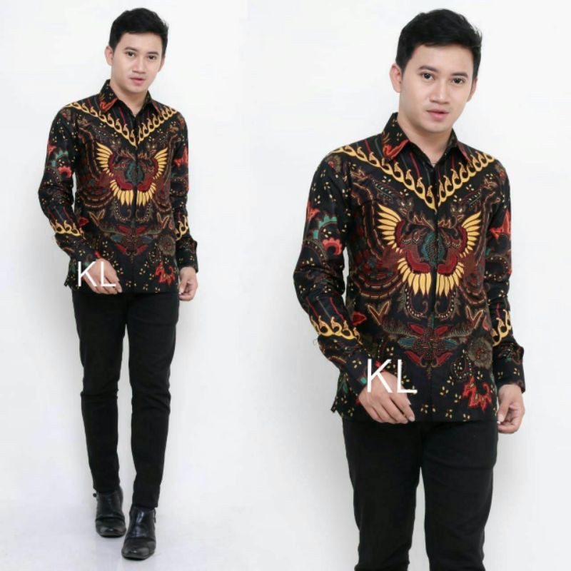 Baju kemeja batik motif sayap merpati batik dewasa full katun