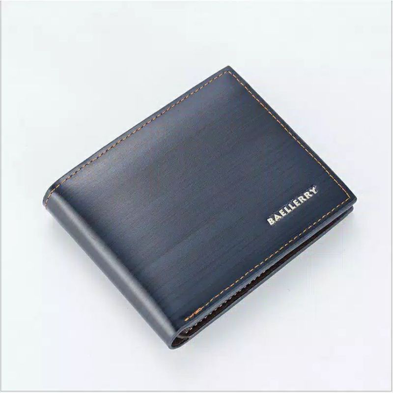 Dompet Lipat Pria Baellerry 6 Slot Kartu Model Pendek Motif Cowok (COD )