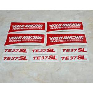 Stiker Velg Mobil Volk Rays Engineering TE37SL