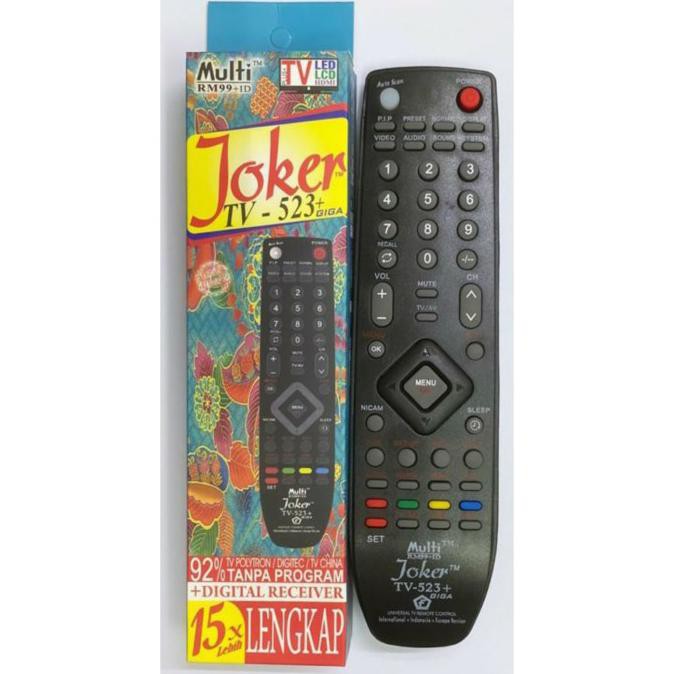 Ready&Siapkirim Remot Remote Tv Multi/Universal Tv Joker Type 523