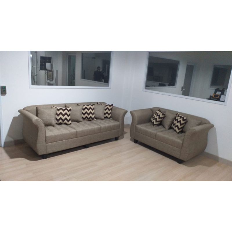 Sofa Scandinavian 3+2 Sitters + Meja - Nerima tukar tambah sofa lama