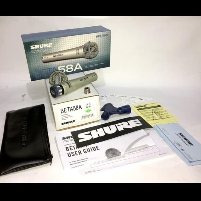 Super Mic Shure Beta 58A/Beta58A Sixtyears Semi Original Microphone Sale
