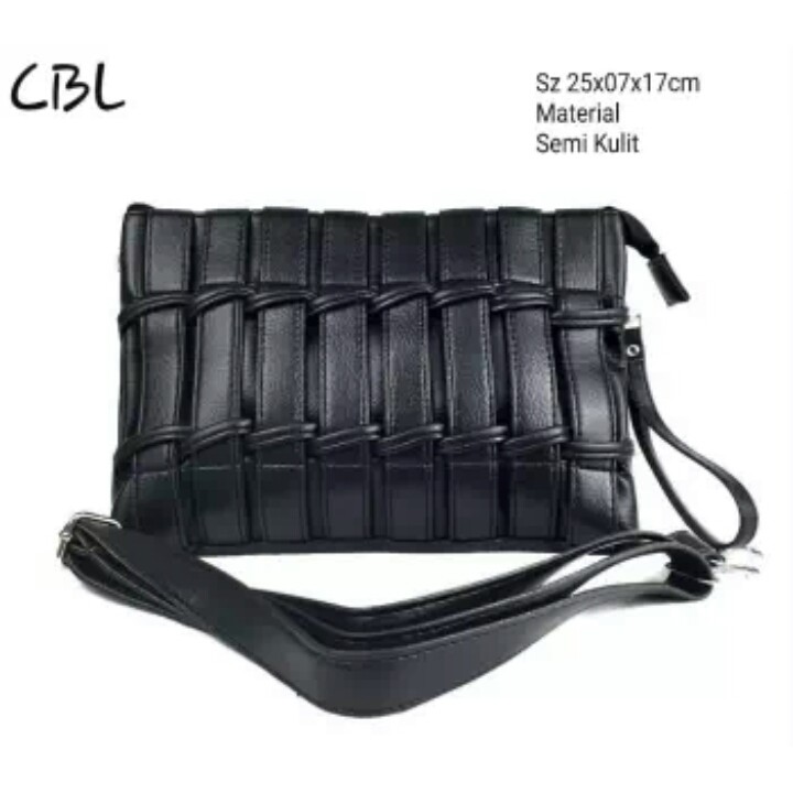 Tas Selempang Wanita Motif Pagar / Tas Wanita Bahan Kulit Sintetik