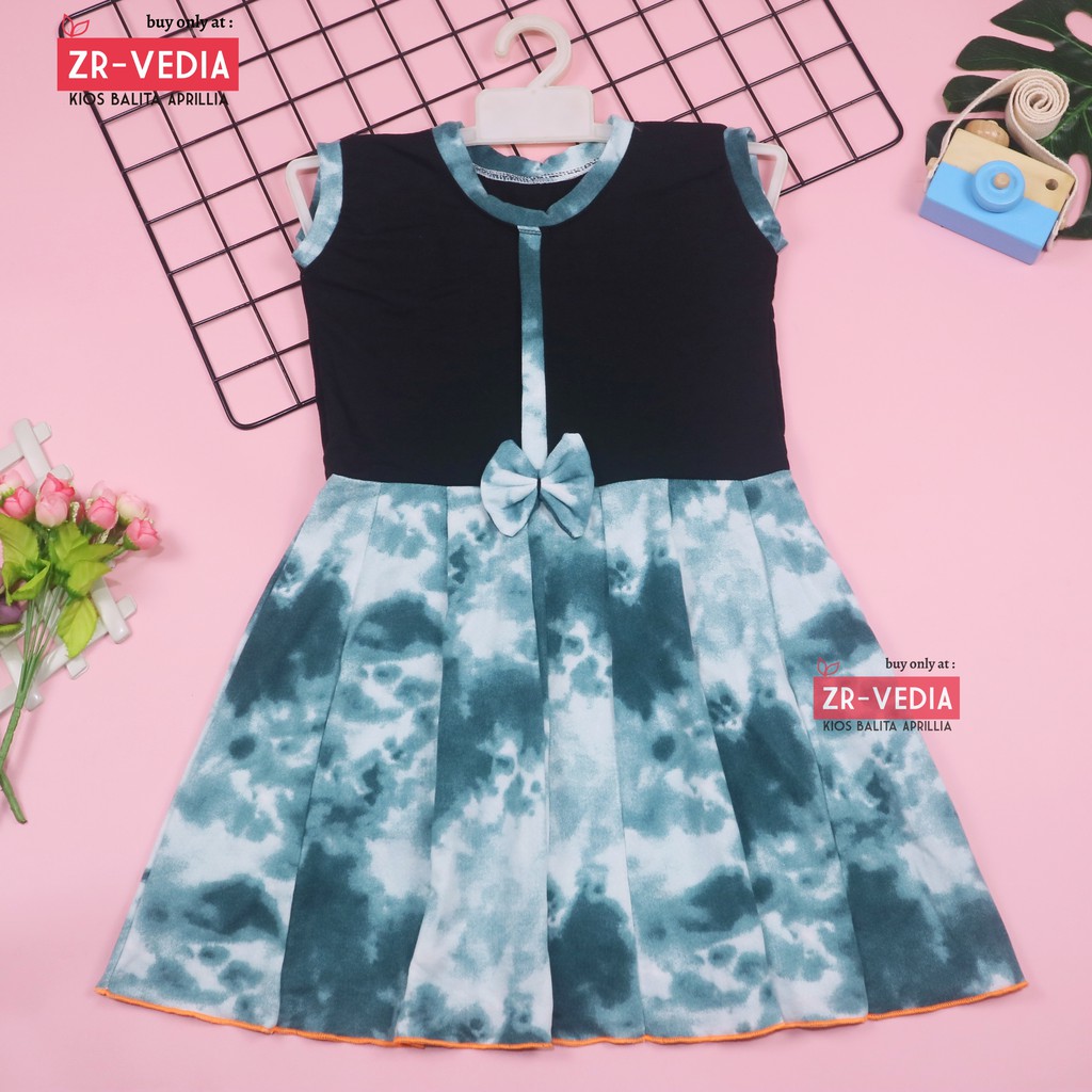 Dress Sinta uk 5-6 tahun / Dres Anak Perempuan Cewek Baju Motif Murah Casual Pesta Yukensi Adem