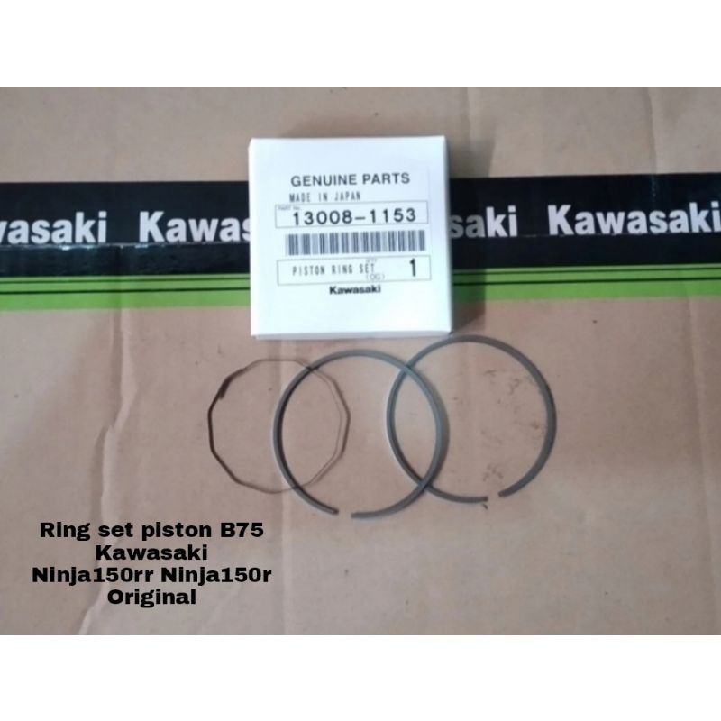 Ring set piston B75 Kawasaki Ninja150rr 150 rr Ninja150r 150 r Original