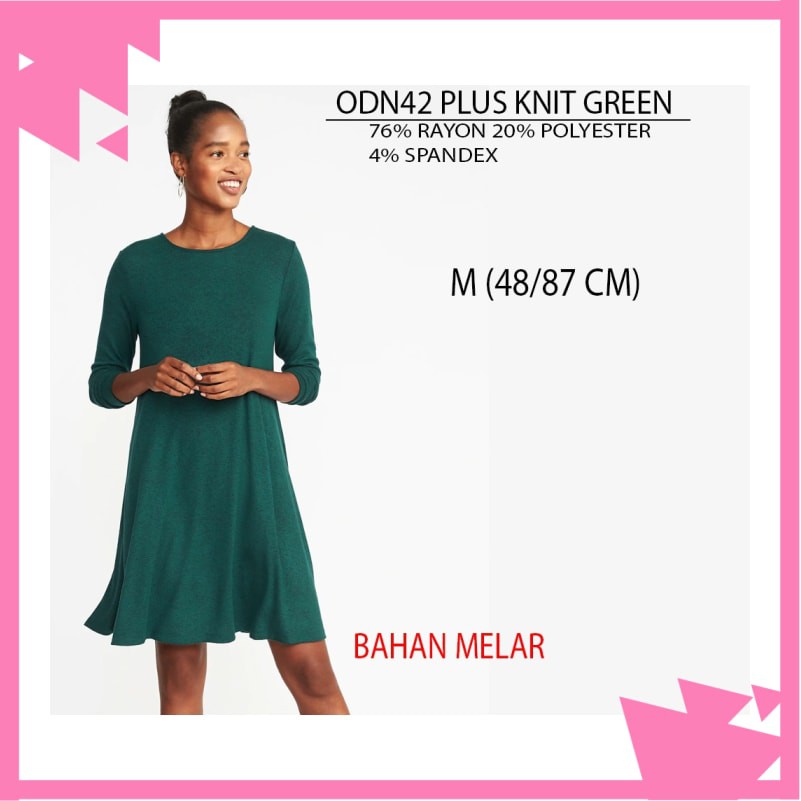 DRESS WANITA OLD NAVY LENGAN PANJANG (ODN42)
