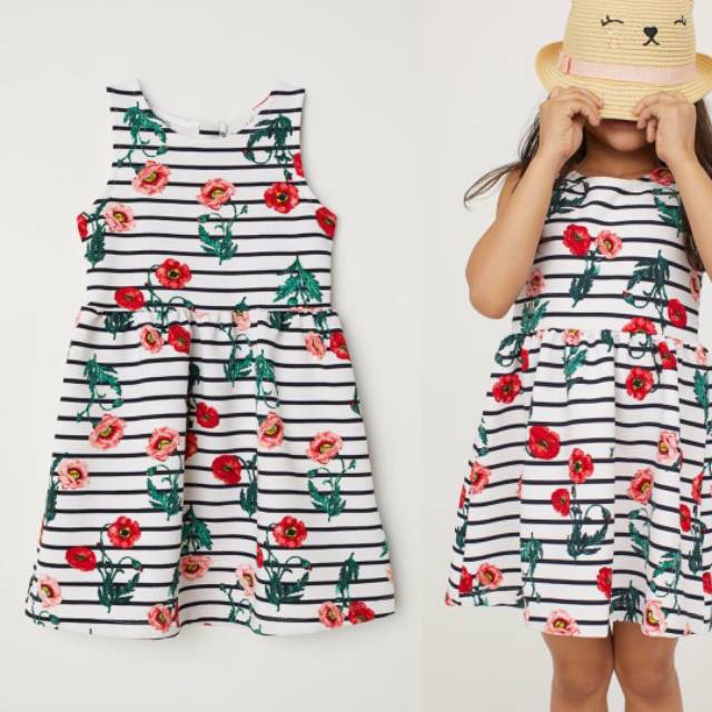 NEW  H&M kids Dress anak perempuan (usia 4-6 tahun)