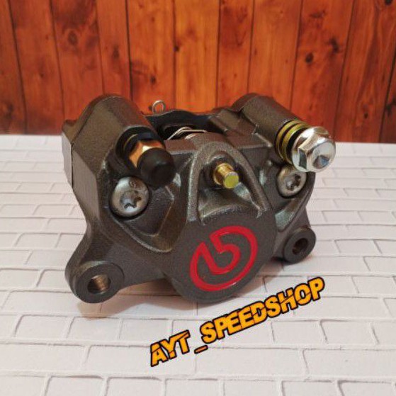 Kaliper brembo 2p big logo grey original thailand Kaliper brembo 2piston 2p big logo grey original