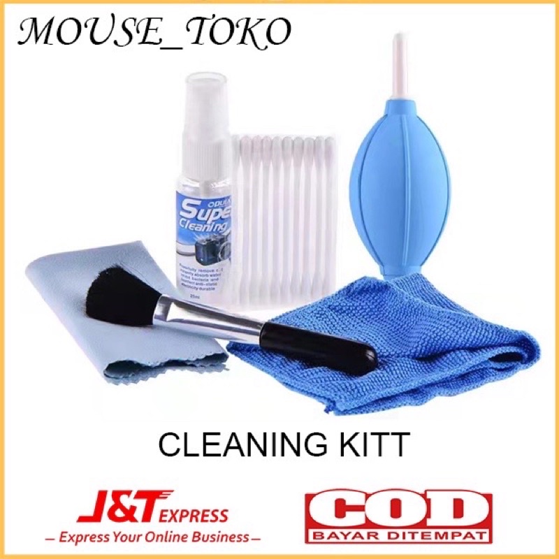 Super Cleaning Set Kit (6 in 1) Pembersih Lensa Kamera LCD Laptop Handphone Cleaning Set Kit Komputer Cleaning Kit 6IN1 / Cleaning Set Pembersih Komputer CPU  pembersih lensa kamera Mirrorless Slr Fujifilm Canon Nikon Sony