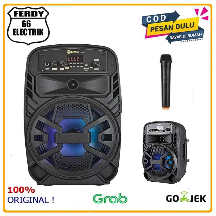 Speaker Bluetooth GMC 897G SPEAKER BLUTOOTH 8 INCH