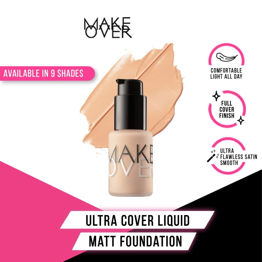 ★ BB ★ MAKE OVER Ultra Cover Liquid Matt Foundation - Makeover