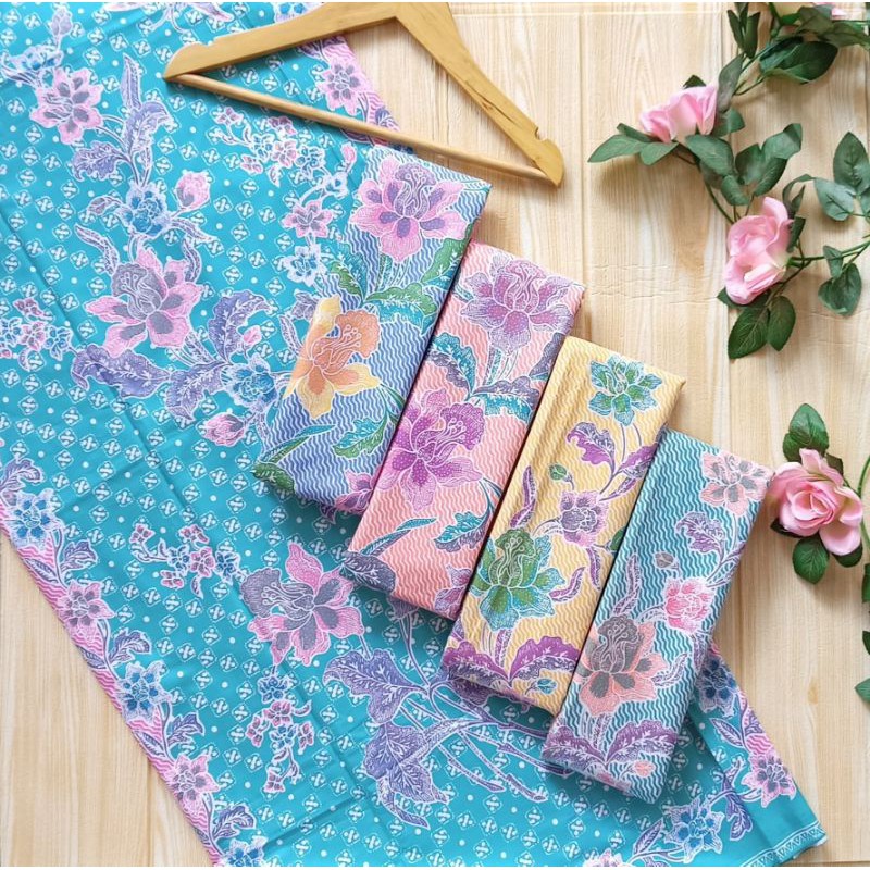 KAIN BATIK PRIMIS NCIM KAIN BATIK PASTEL SOFT KAIN BATIK KATUN PEKALONGAN kain batik kebaya encim