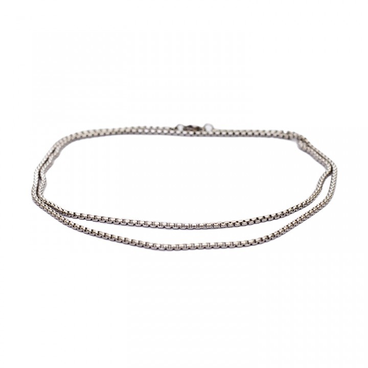 Kalung Stainless Polos 2mm - M3 / Aksesoris Baju / Perhiasan / Kalung Cewek / Kalung Cowok