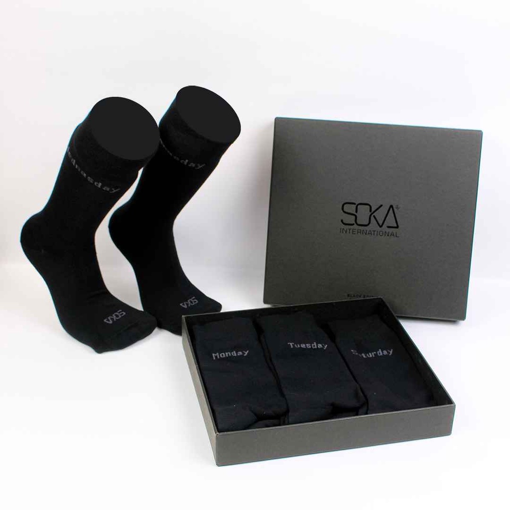 Kaos Kaki Mensock SOKA Everyday Package - 1 Box Isi 6 Pcs