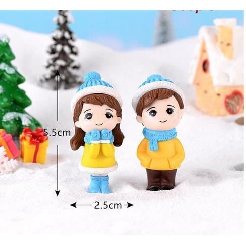 Miniature Lover Figures - Lovers Couple Figurines #16 (2pcs)