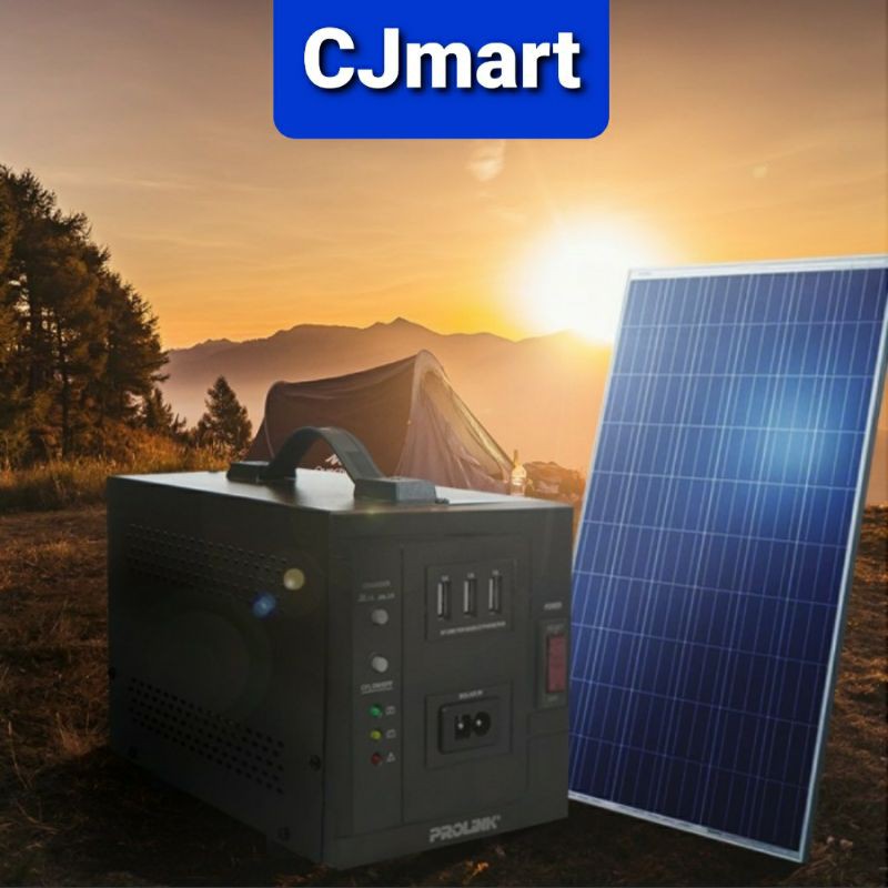 PROLINK 24W Portable Solar Inverter Unit + Solar Panel PPS70