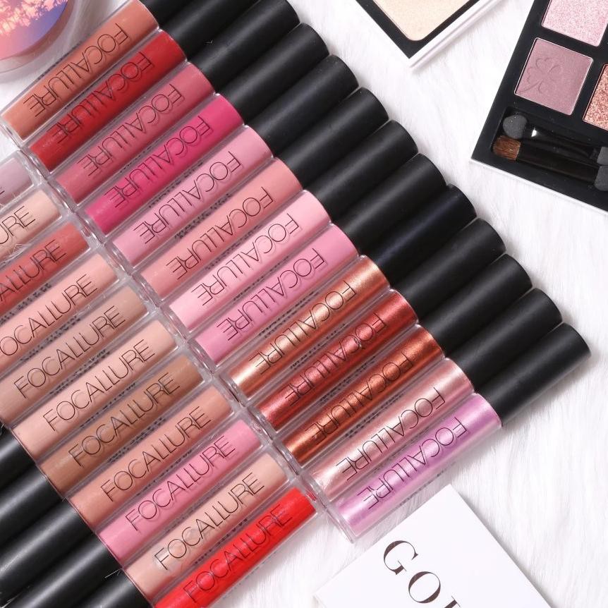{HOT PROMO} Focallure Ultra Chic Matte Lip Cream Lipstik Waterproof Lip Matte Lipstick Focallure Lip