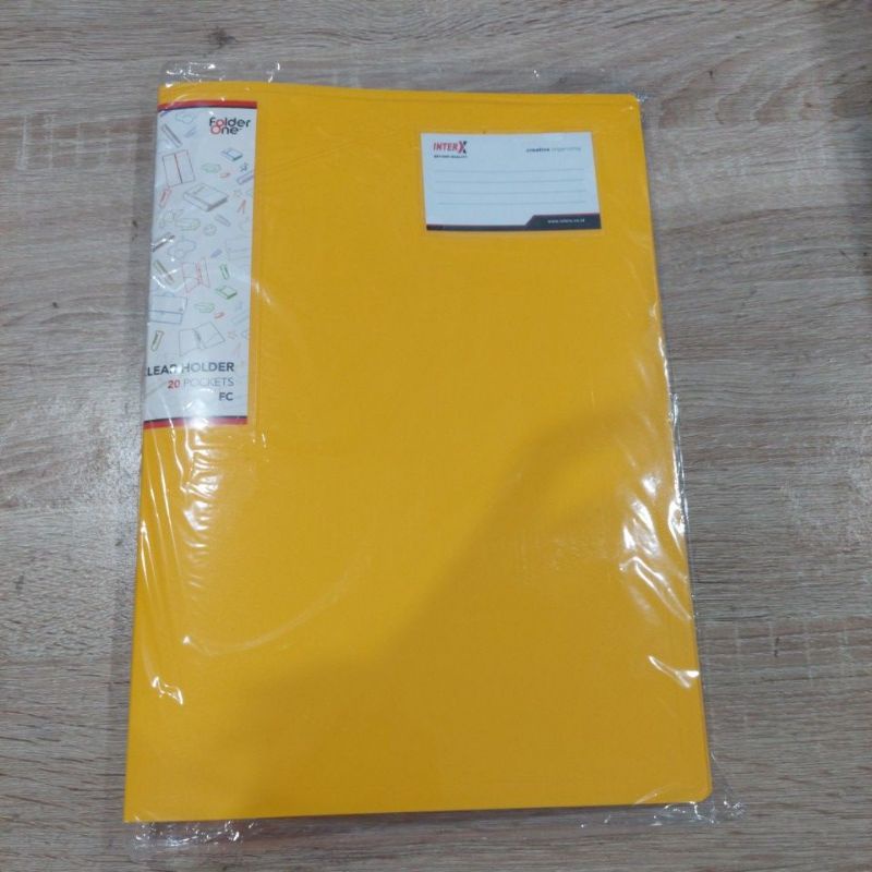 

Clear Holder Folio 20 Lembar Folder one / Display Book 20 Lembar / Map Clear Holder