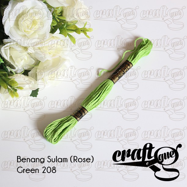 Benang Sulam (Rose) GREEN