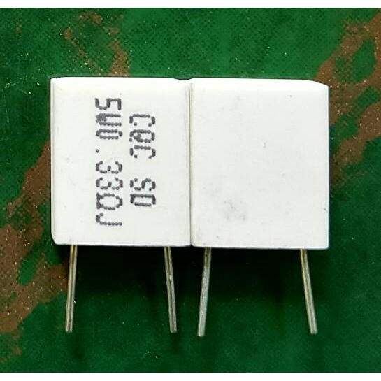 Resistor 0.33 Ohm 5W nobble