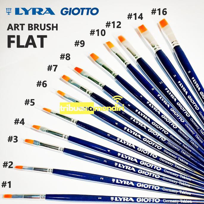 

Promo Awal tahun Lyra Giotto Taklon Art Brush Round/Kuas Lukis FLAT (satuan) - 1 Diskon