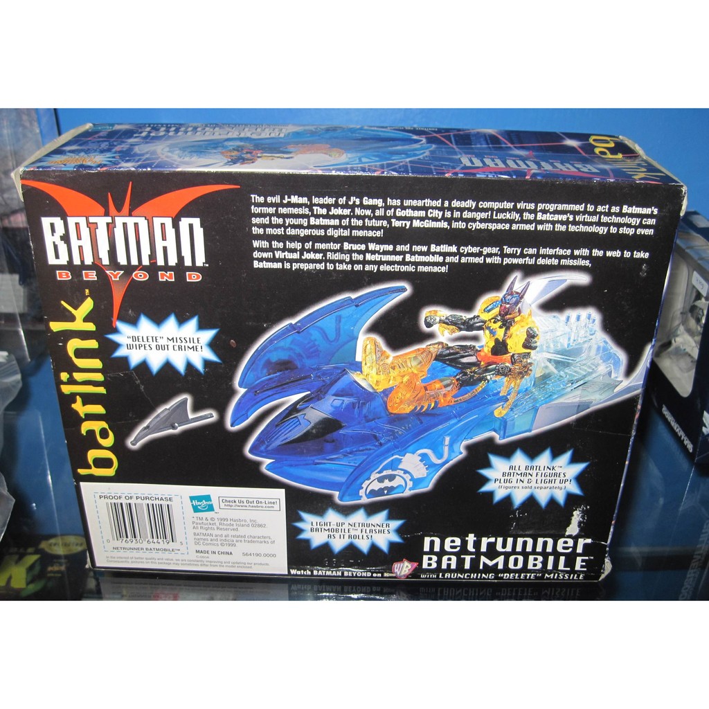 Jual Action Figure Batman Beyond Batlink Netrunner Batmobile Original  Kenner 1999 Vintage Toys | Shopee Indonesia