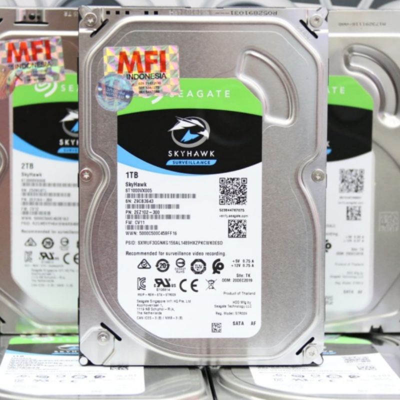 Hardisk Skyhawk MFI 1TB / 2TB / 4TB / 6TB / 8TB Original Garansi 3 Tahun