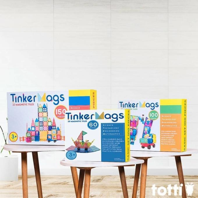 Lego Magnet Tiles Tinkermags/Magnetic Tiles/Puzzle Dan Lego Bermagnet