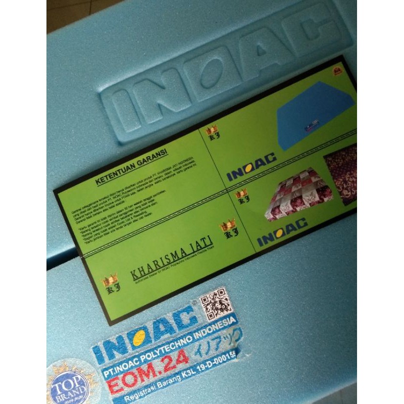 KASUR BUSA INOAC 200x180x20 & 15 cm Kasur Busa Inoac No 1 TEBAL 20 & 15 CM