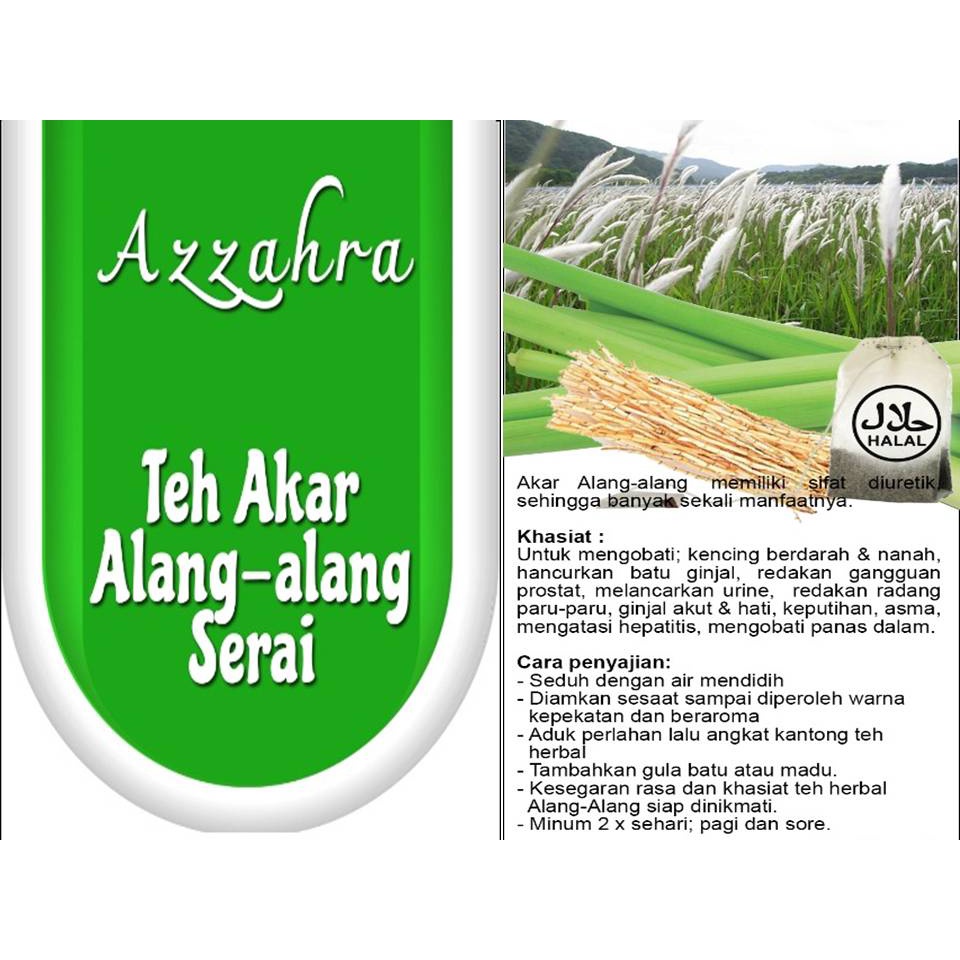 

Teh Akar Alang Alang Serai || 100% Murni Organik || Atasi Sakit Pinggang Dan Batu Ginjal
