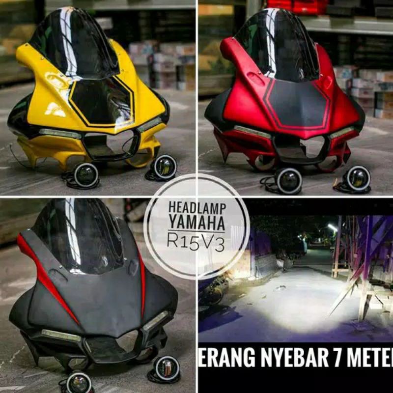 KEDOK R15 V3 / HEADLAMP R15 V3 model R1