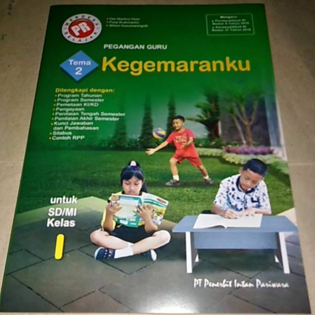

Buku PR PG kelas 1, Tema 2, TERBARU