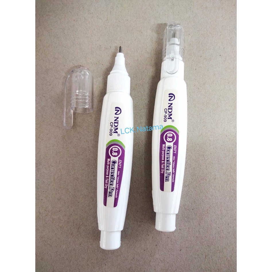 

NDM Correction Pen CP-909 7gr Multi purpose & fast dry - tip ex cair