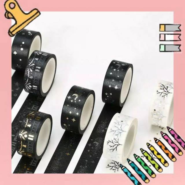 

Gold Silver Washi Tape / Masking Tape