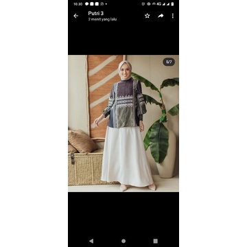 Nawa Blouse in Turtle UK xs  By wearing klamby