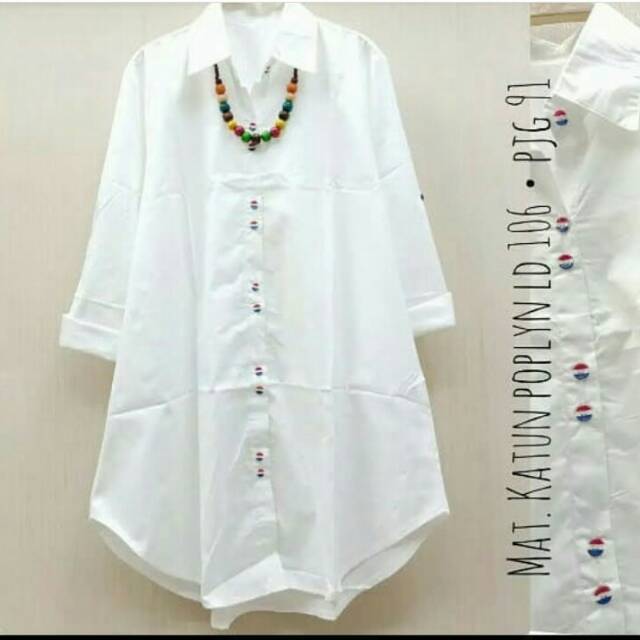 HERA TUNIK POLOS BAHAN KATUN JEPANG