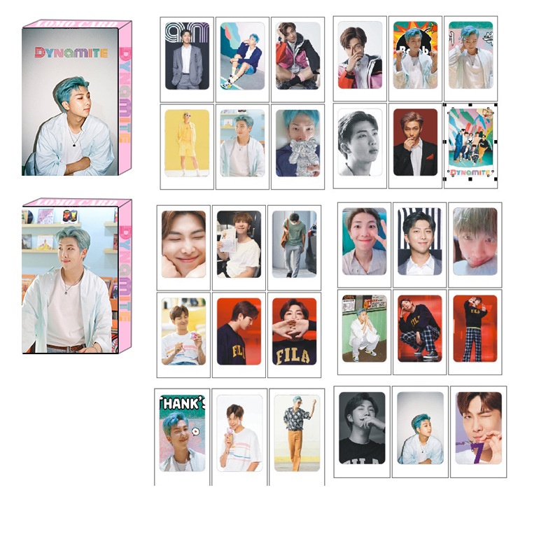 30pcs Kartu Lomo Foto KPOP BTS Album Dynamite