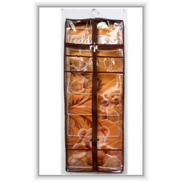 RAK JILBAB/TEMPAT JILBAB KARAKTER TEDY BEAR COKLAT Fauziyah bag